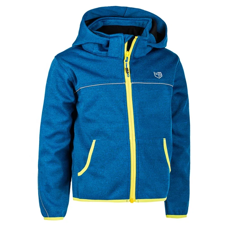 Windproof Custom High Quality Outdoor Soft Shell Jacket Children Kids Softshell Jacke