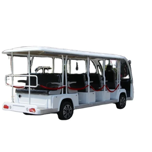 14 Seats Electric Sightseeing Car 14 Seats Sightseeing Double Decker Bus for sale