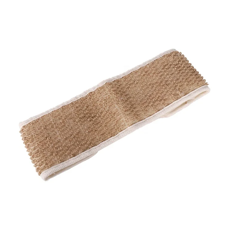 
Hot Sale Eco Friendly 100% Natural Bath Scrubber Exfoliating Brush Washable brush scrubber Bath Strap 