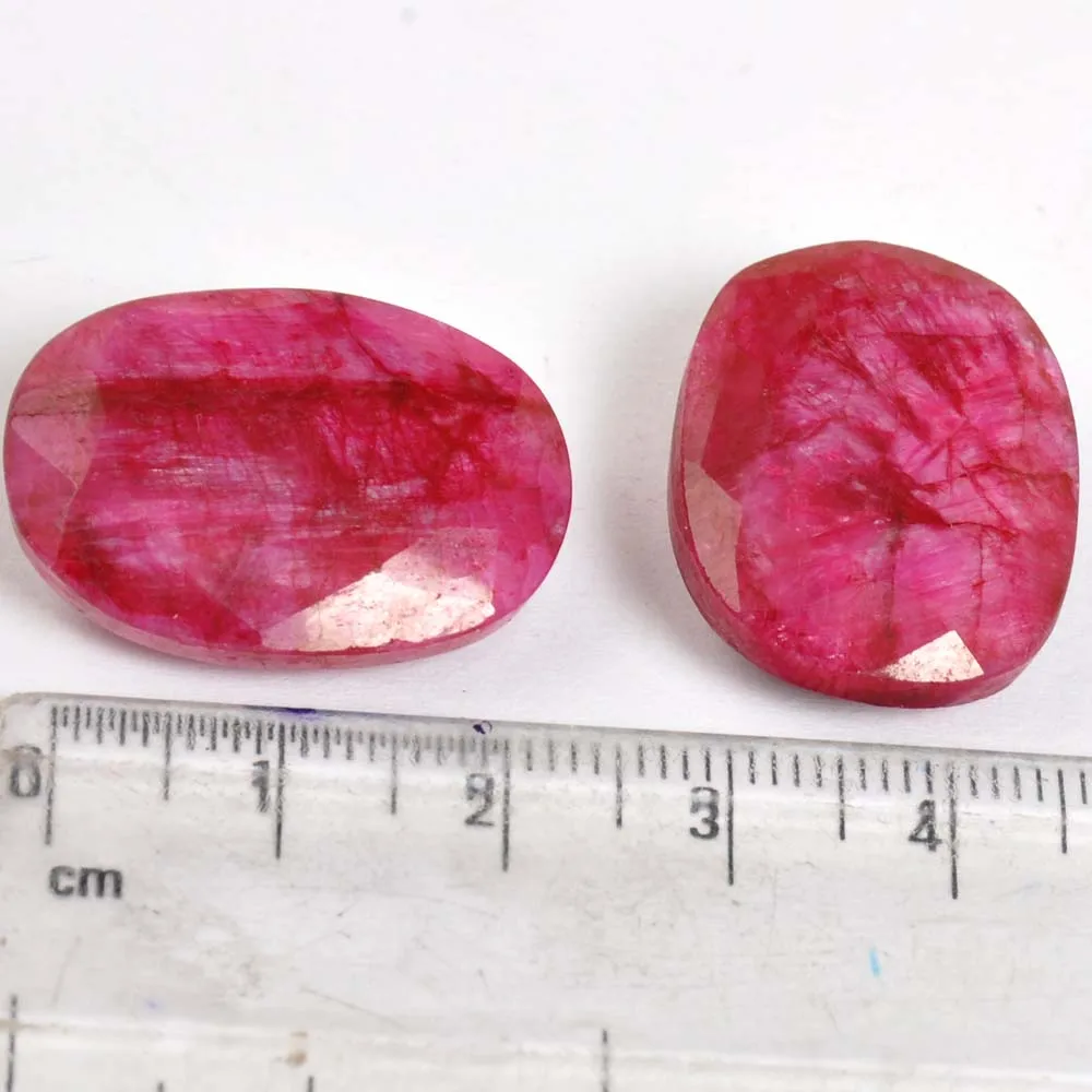 Direct Wholesale Quality Natural Ruby Oval Shape Semi Precious Cabochon Loose Gemstone
