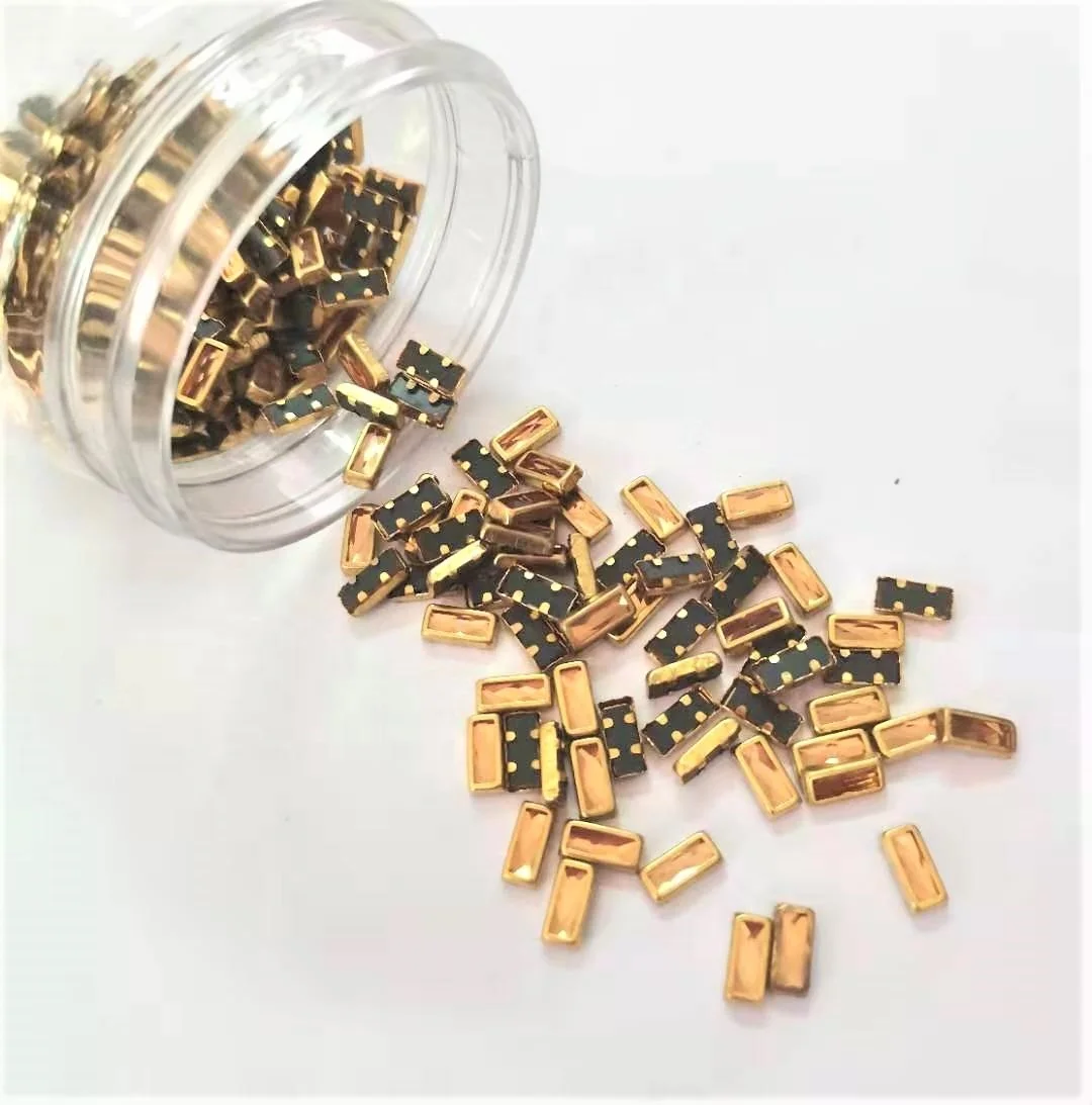 Wholesale flat Back glass ceramic  beads fitting