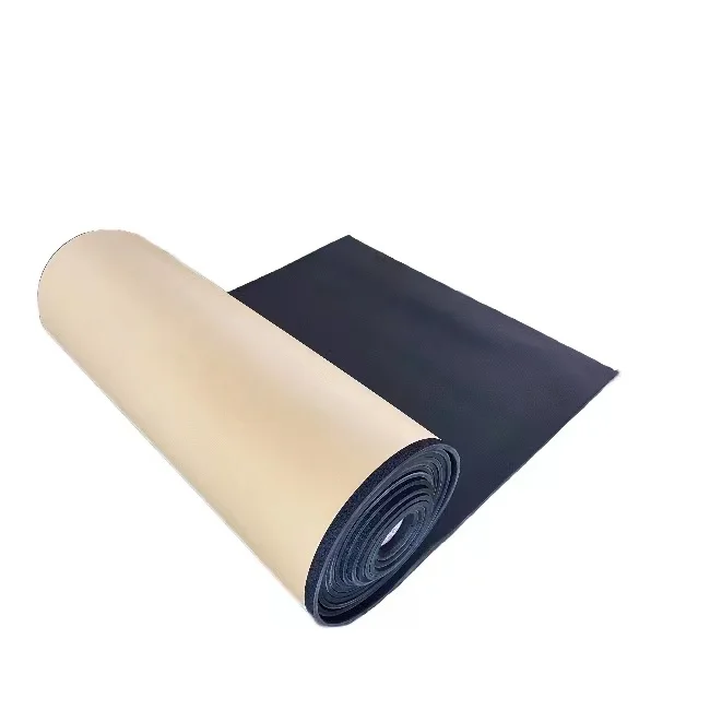 Adhesive sponge sheet rubber foam roll for thermal insulation soft, heat resistant, waterproof, sound absorption