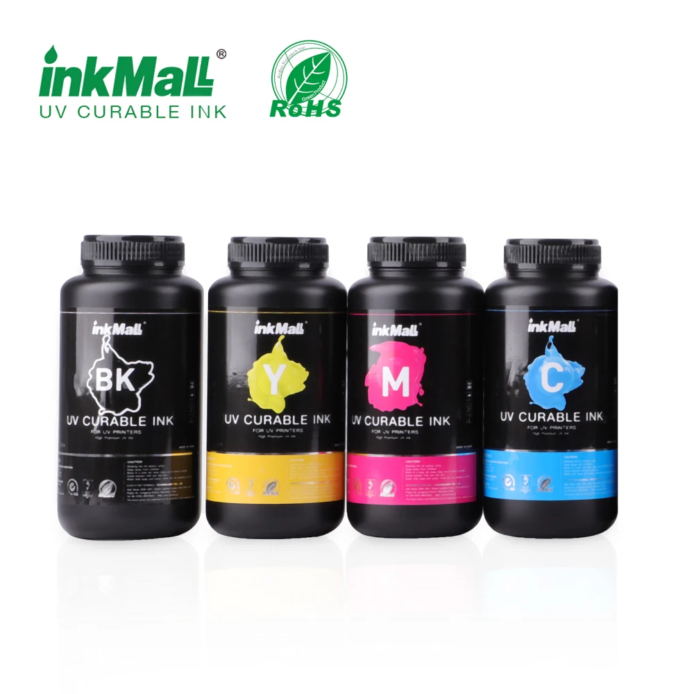 InkMall OEM Quality UV Inkjet Printer Ink for Jetrix / Sunthinks / Artisjet Wide Format UV Flatbed Plotter for DX5 DX7 XP600