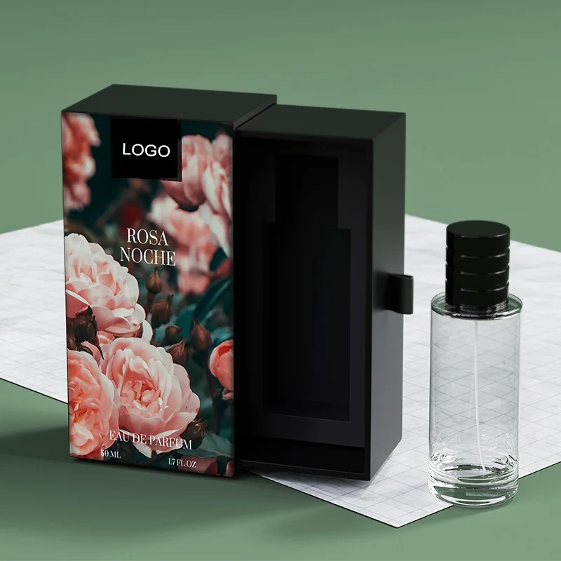 Free Design Custom Recyclable Paper Box Small Sliding Cardboard Box Packaging Luxury Cosmetic Gift Drawer Packaging Box