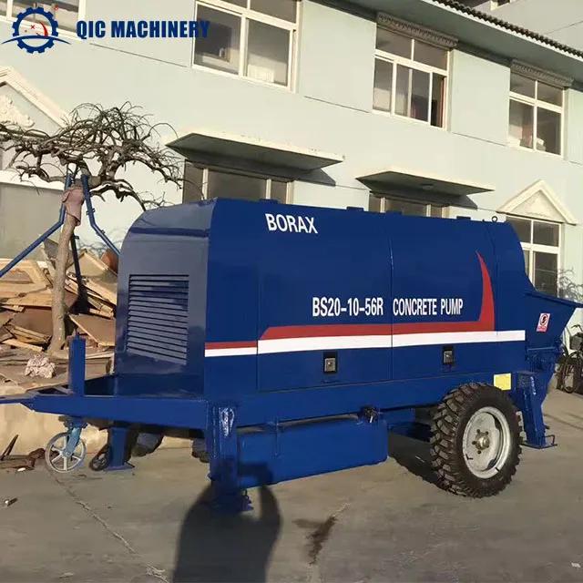 High Quality Concrete Pump Diesel Engine Long Distance Mixer With