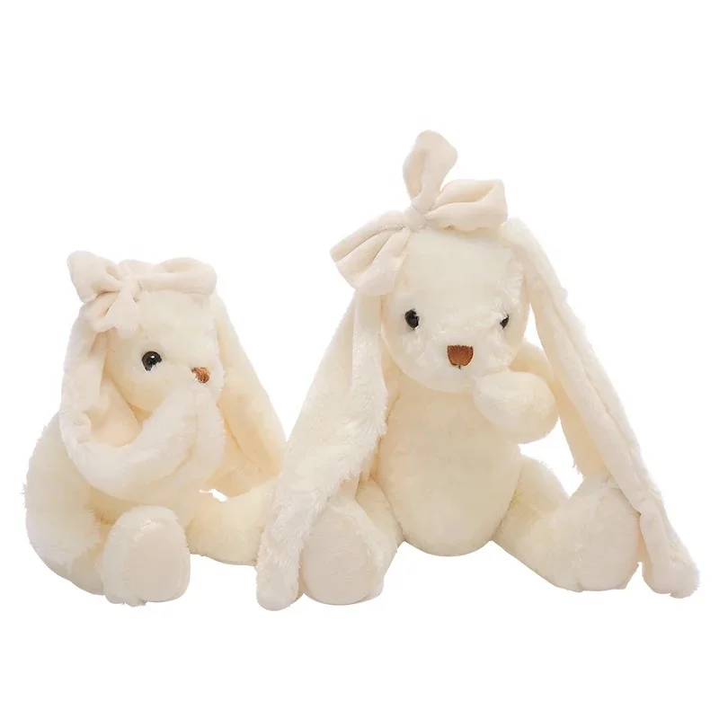 free sample Soft plush rabbit toy plush and stuffed toy lovely white rabbit for girls birthday gift bunny soft toy rabbit