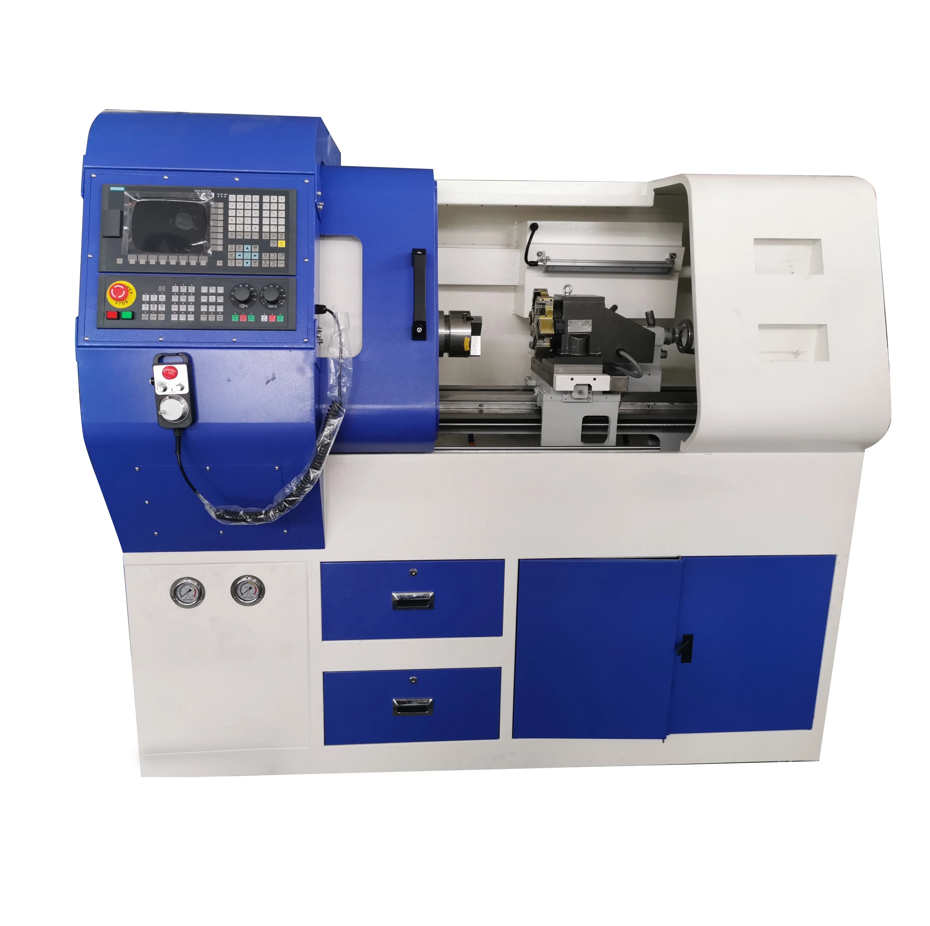 CNC280 горизонтальный плоский токарный станок с ЧПУ, маленький металлический обычный автоматический мини токарный станок с ЧПУ