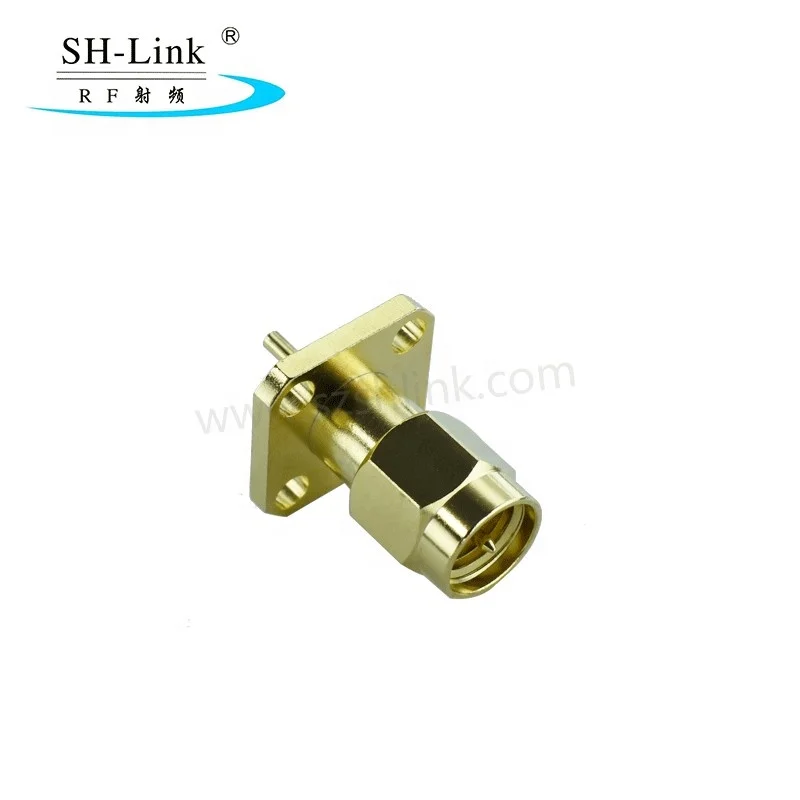 RF coaxial SMA male connector,micro-strip connectors