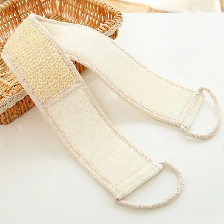 Отшелушивающий скребок для спины, сизальный скребок для душа, щетка для тела, скребок