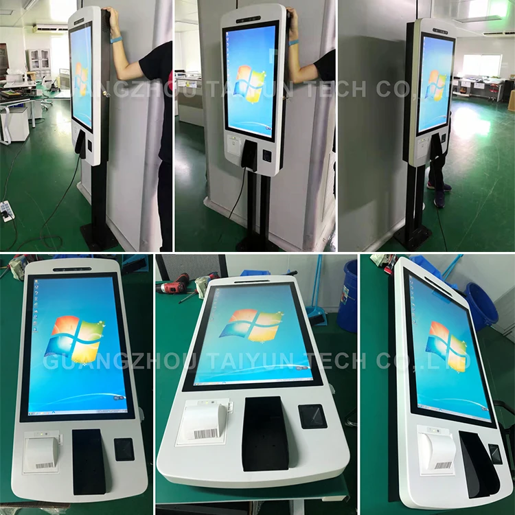 27 Inch Cinema Ticket vending machine payment kiosk, Fast food payment kiosk, Self service ordering kiosk