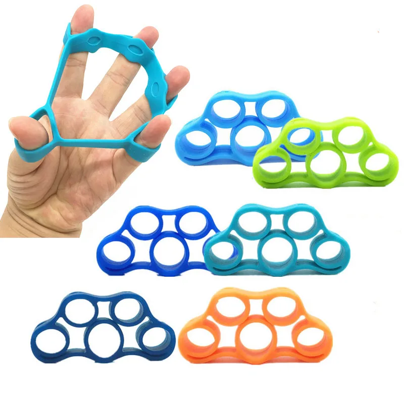 Silicone Hand Resistance Bands Finger Stretcher Hand Extensor Exerciser Finger Grip