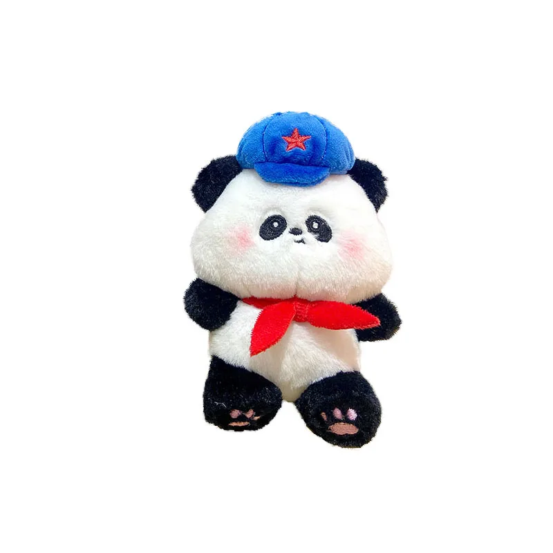 Customized New Plush Toy Backpack Hanger Key Chain Panda Rabbit Doll High Quality Embroidered Key Chain