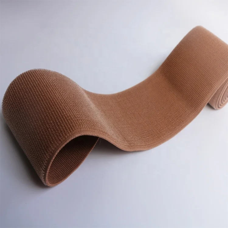 Customized 2 INCH Beige Medical Elastic Loop Strap