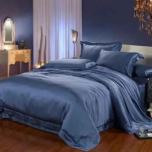 22Momme Pure Mulberry Silk Duvet Cover,100% silk bedding set, bedding set silk