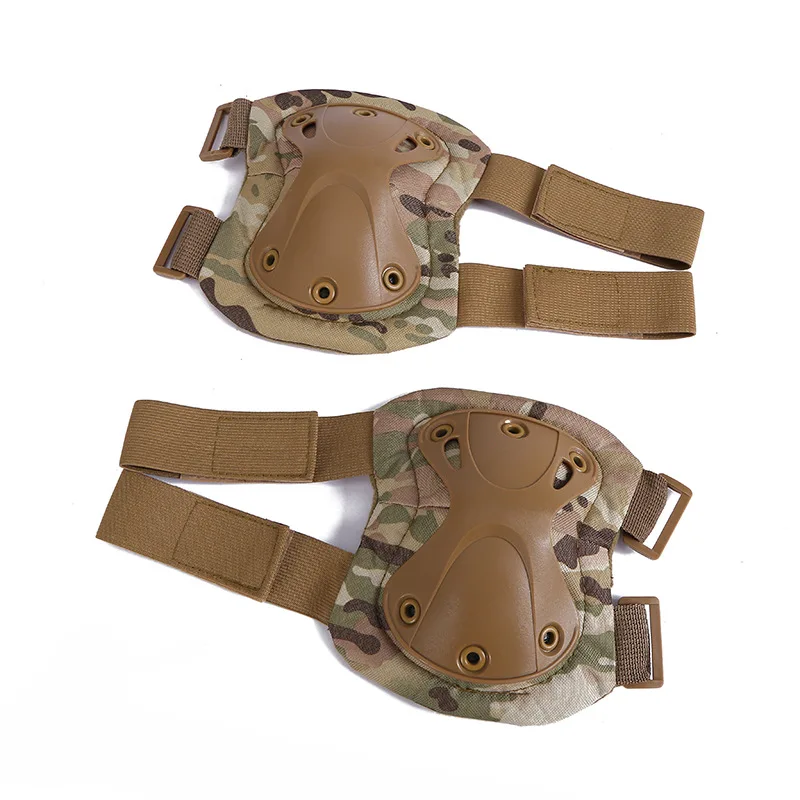 Outdoor Rock Climbing Skiing Game CS Color Knee Elbow Protective Pads