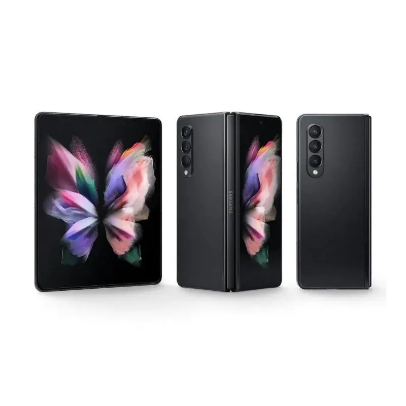 Оптовая продажа Оригинальный Galaxy Z Fold3 12 + 256GB 5G складной смартфон б/у телефон Android WiFi LTE сотовый 512GB Storage