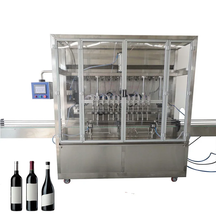 Automatic Production Plant Line Bottle Capping Packing Mineral Pure Making Water Juice Wine Bottling Liquid Filling Machines