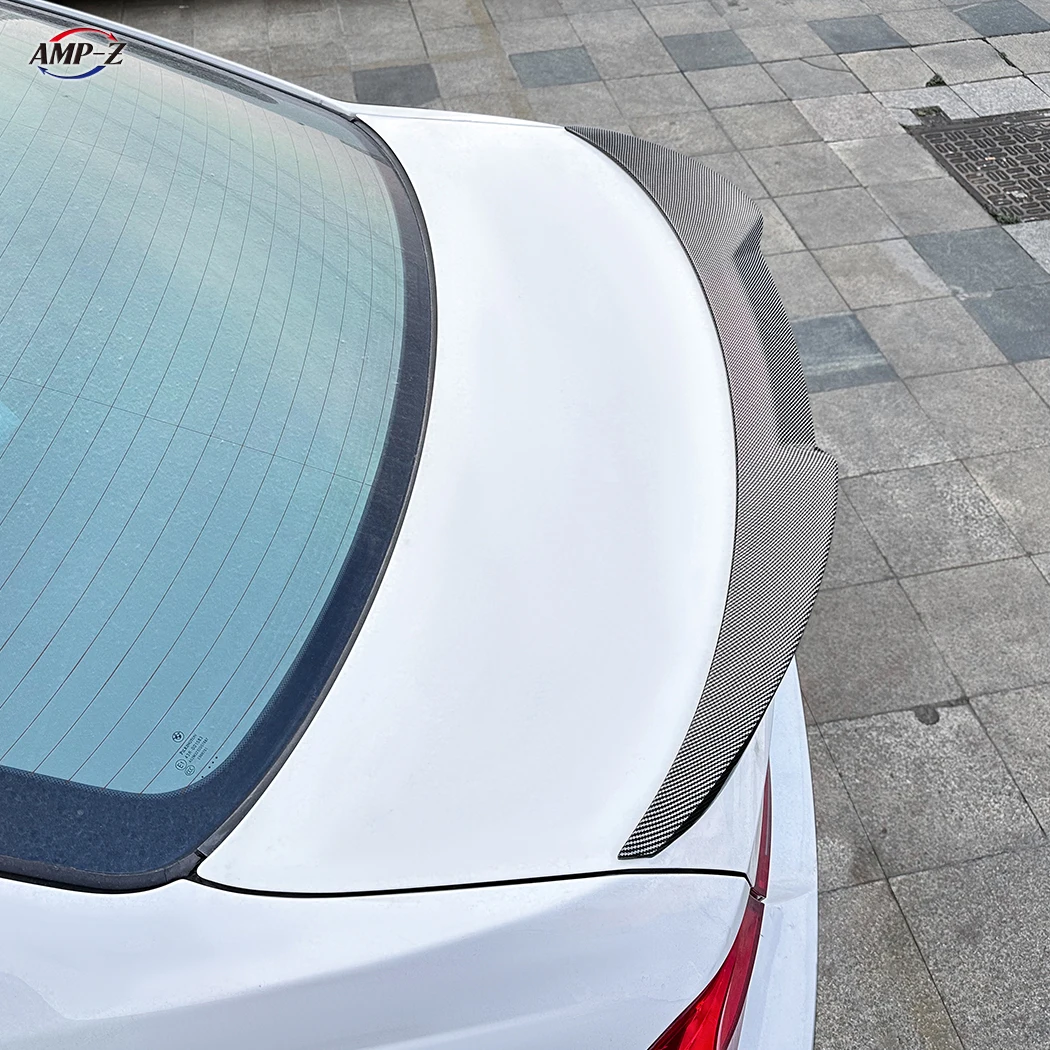 E90 M4 Style Gloss Black Plastic Material Rear Trunk Spoiler Auto Body Kits For BMW 3 Series E90 2005-2012 Car Spoiler