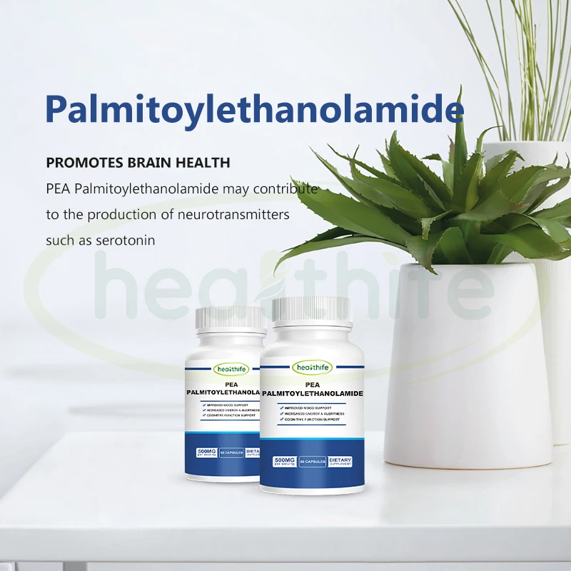 Healthife CAS 544-31-0 порошок гороха Микронизированные пальмитоилэтаноламидные