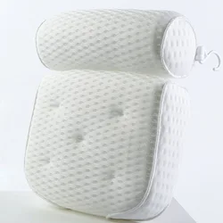 Antislip 4D Luxury SPA Bathtub Wholesale Bath Pillow for Tub with 7 Suction Cups