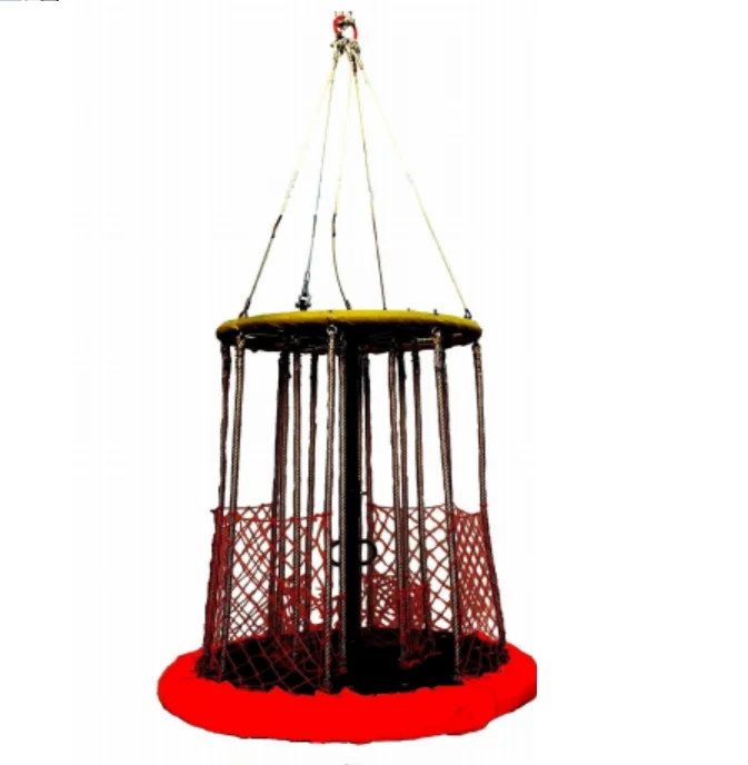 personnel transferring basket