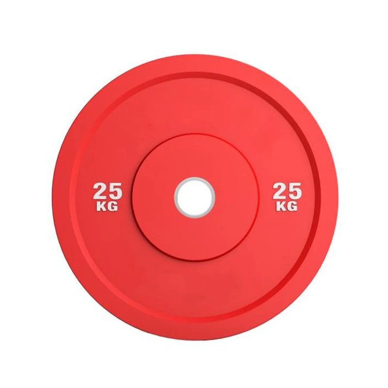 Factory Supply Custom Logo Competition Steel Barbell Plate Bumper Weight Stack Plates For Gym
