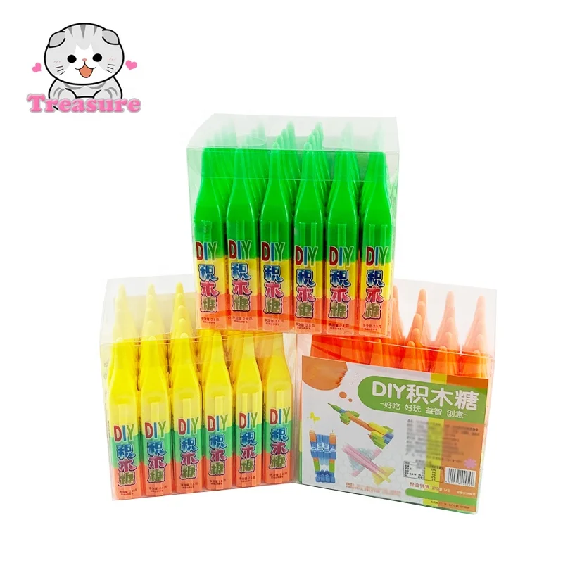 Pen and pacifier candy toy candy halal hard candy