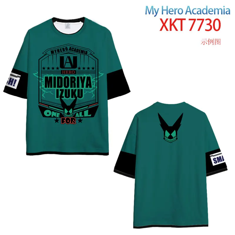 44 Styles Anime Boku no Hero Academia Shirt My Hero Academia Cosplay Wholesale Anime T shirts Plus Size Anime Clothing