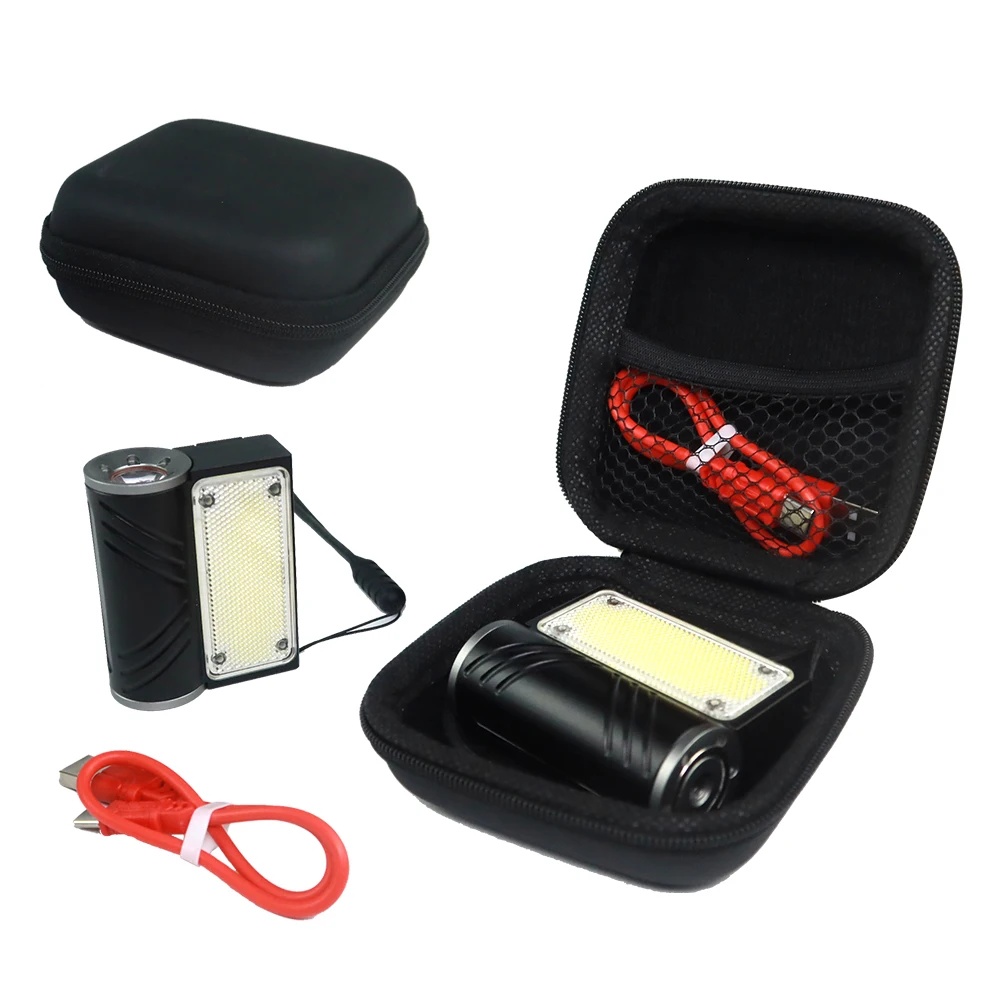 Camping Outdoor Magnetic Waterproof Electric Led Lighter with Torch Light Flashlight