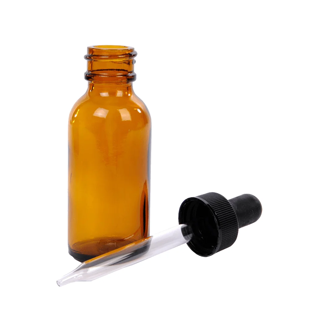 square 30ml 1oz color dispensary tincture bottle CR glass child proof dropper oil jar with double child resistant black pipette