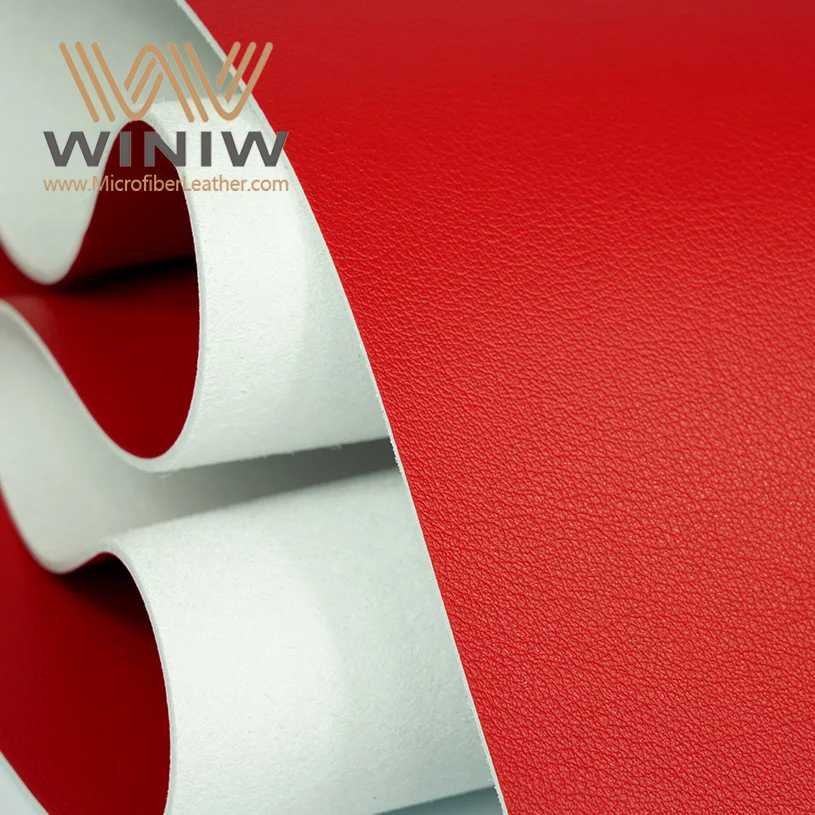 1.6mm Breathable Artificial Thick Faux Leather Fabric for Shoes