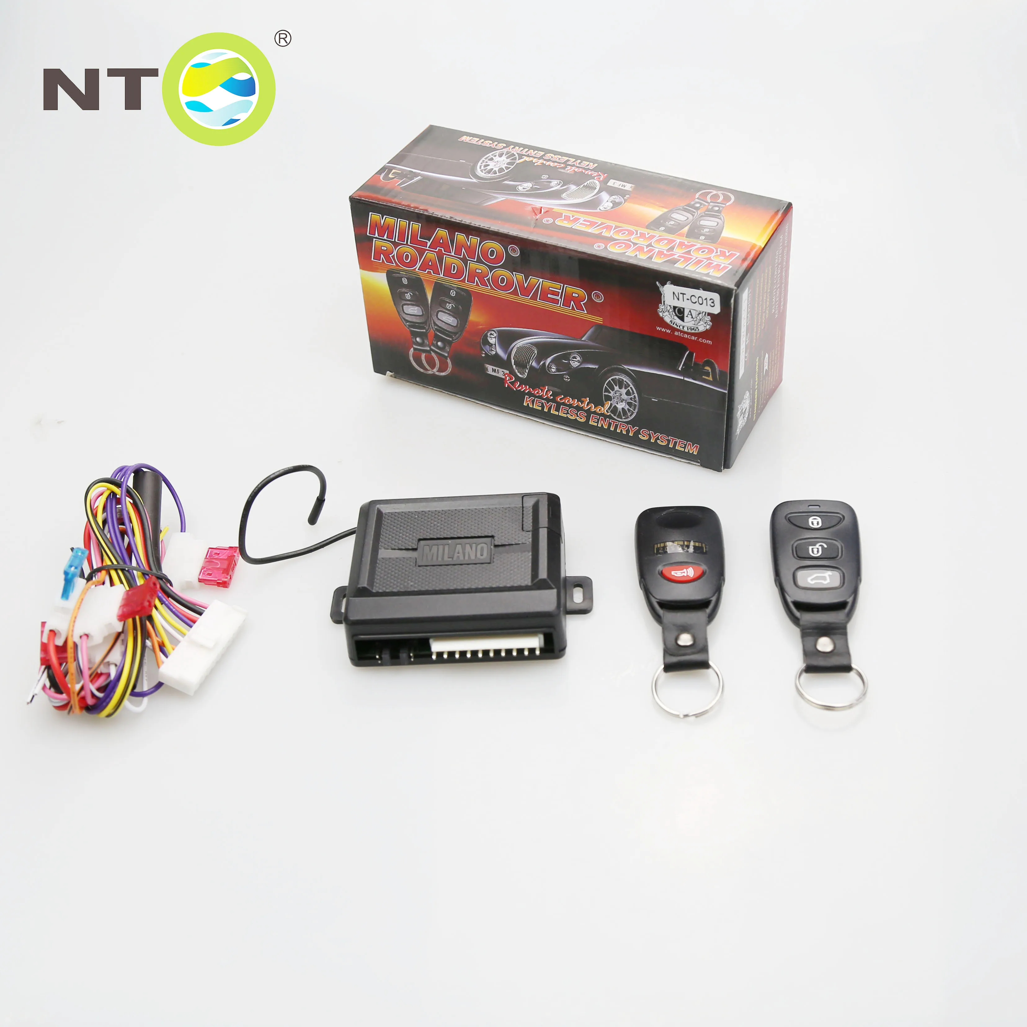 24V Universal Car Unlock Kit Car Alarm System Anti-Hijacking Central Locking System One Way Keyless Entry System