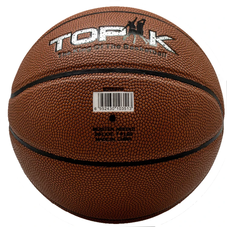 High Quality Basketball Outdoor Custom Inflatable Basketball Training Leather  PVC Basketball