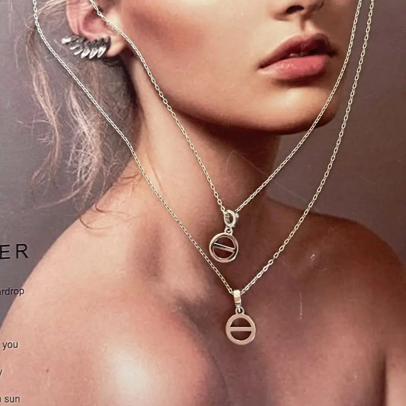 New 18K Gold Plated Personalize Custom Choker Heart Necklace