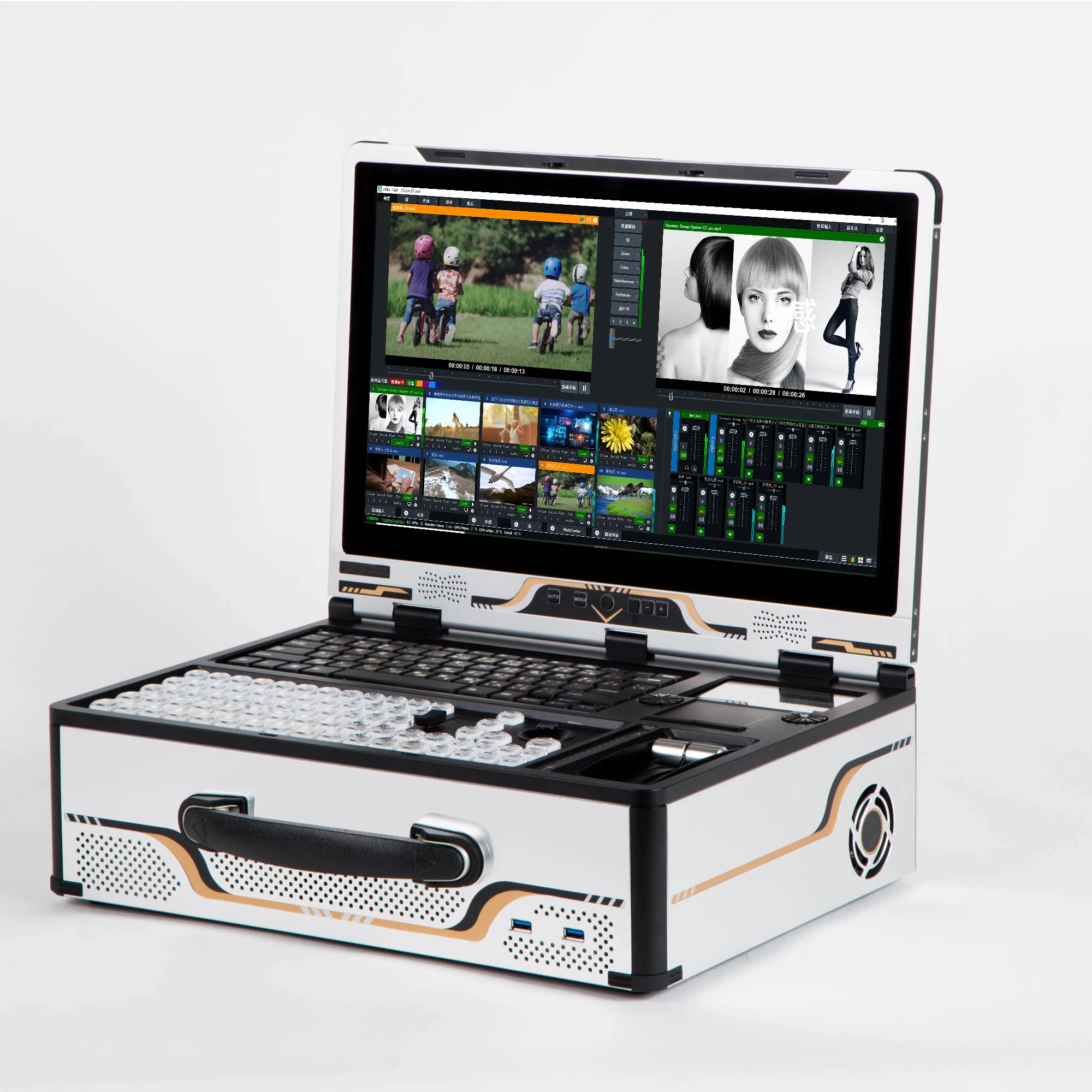 M100 video live streaming broadcast editor the nestest Special offer Live Broadcasting All-in-one Machine
