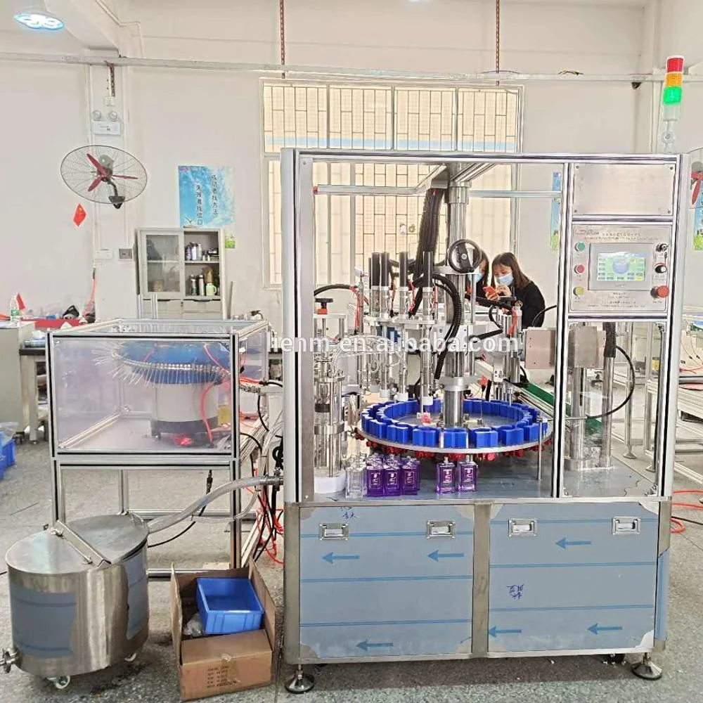 Цена по прейскуранту завода-изготовителя парфюмерная разливочная Collaring гофрируя машина парфюма производственная линия