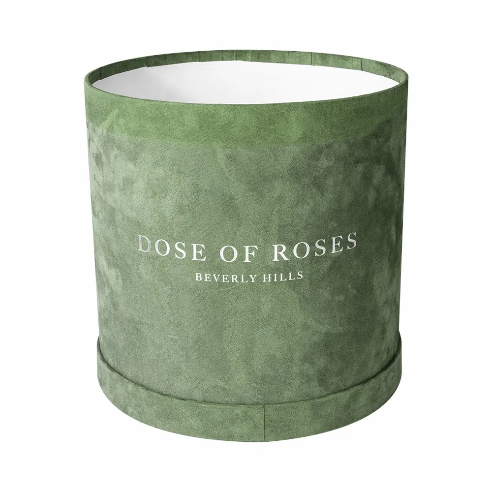 Elegant I love You Round Flower Box for Bouquets With Artificial Flower