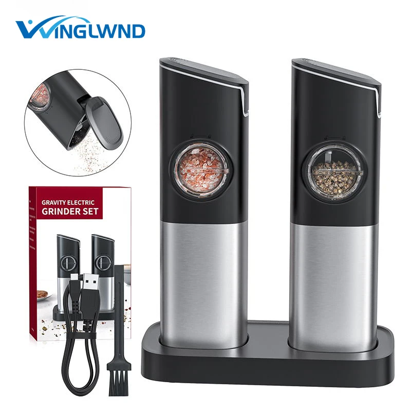 Best Selling Lithium Battery Rechargeable 2 in 1 Salt Pepper Mill Electric