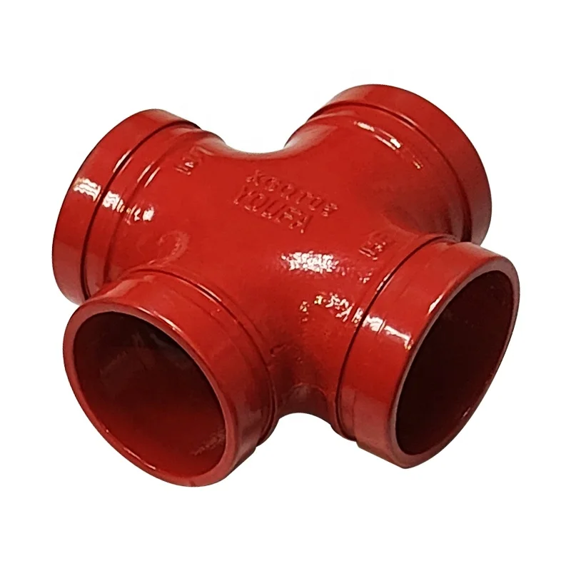 ASME16.3 Factory Hot Sale Red Color Malleable Steel Pipe Fitting Couping DN15 TO DN200