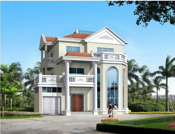 RG-Save cost structure house villa prefabricated house building light steel prefab home