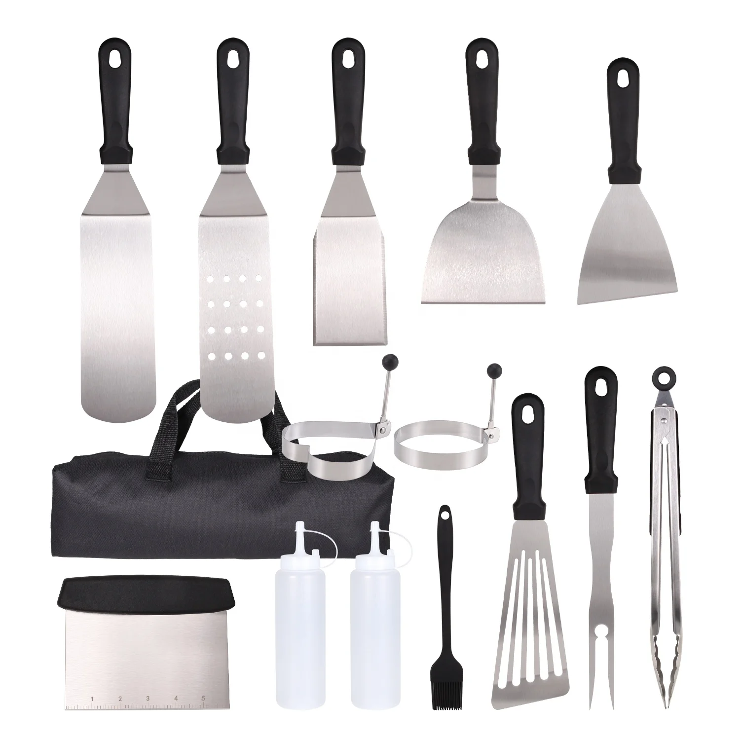 
Amazon Outdoor Barbecues Tools Stainless Steel Steak Spatula Barbecue Shovel BBQ Grill Accessories 