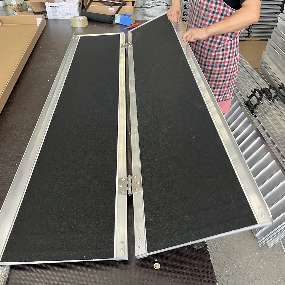 5ft aluminum wheelchair access ramps portable for step
