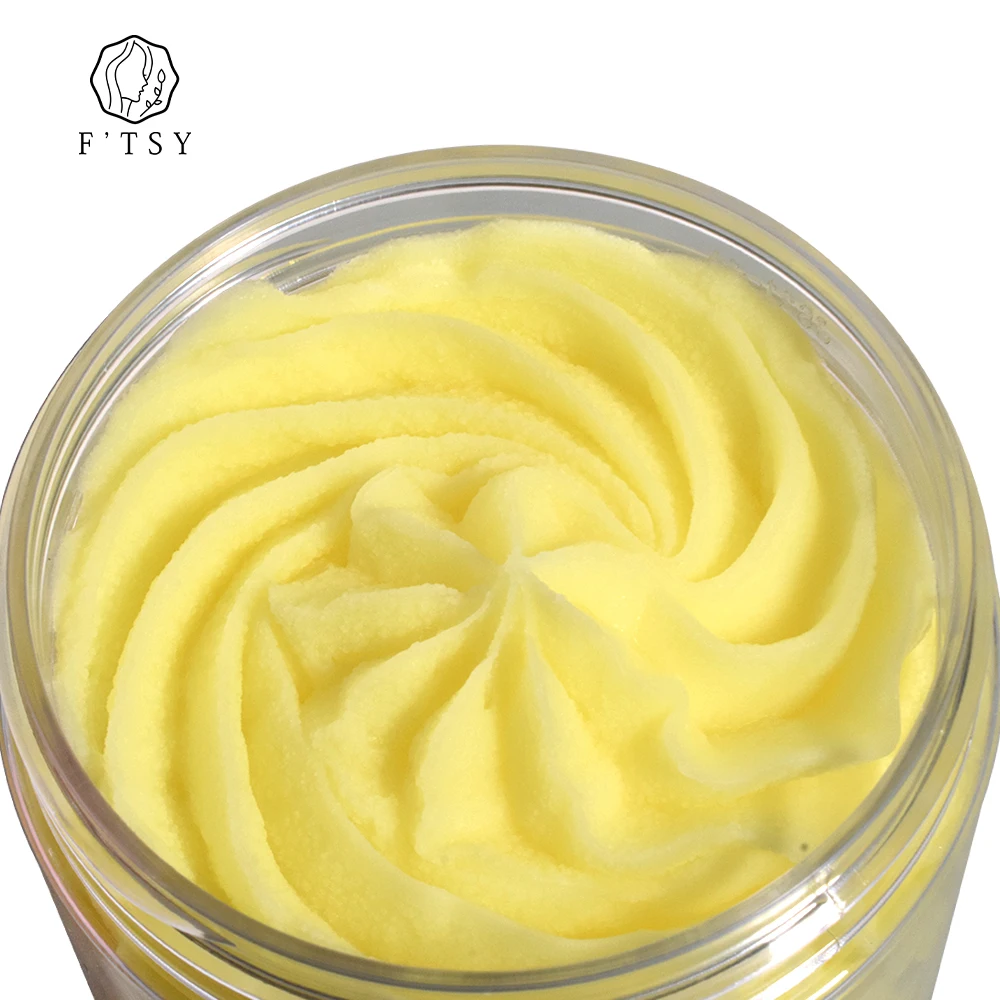Factory Custom Natural Organic Colorful Creamy Texture Body Butter Cream Moisturizing Rainbow Whipped Soap