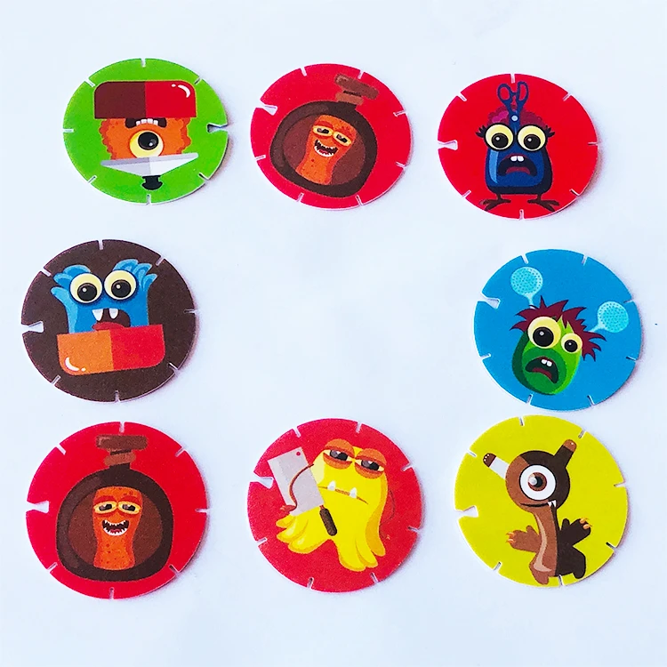 2019 promotion PP material shooter 3d tazo 3d custom pogs