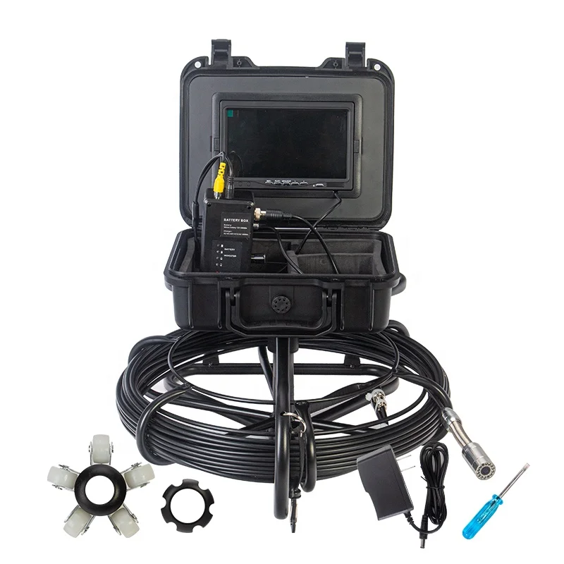 DVR 50M 1080P Hd High Resolution Plumbers Sewer Industrial Endoscope Pipe Inspection Video Camera