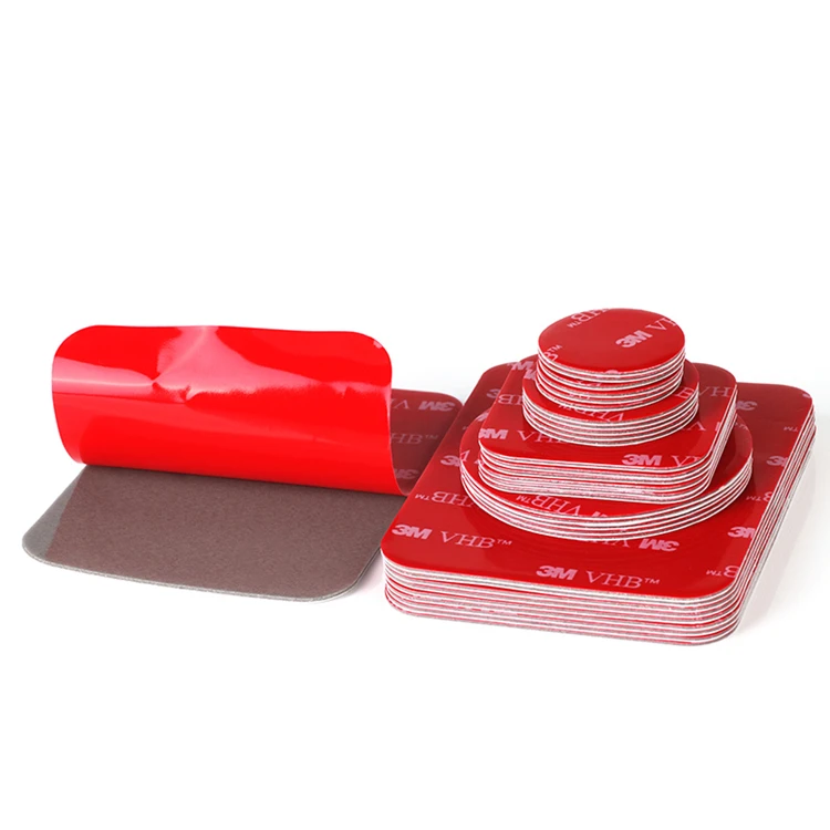 BSCI Certified Factory 3M Die Cut Circle Square Tape Pad Foam Mounting Tape vhb Double Side Tape