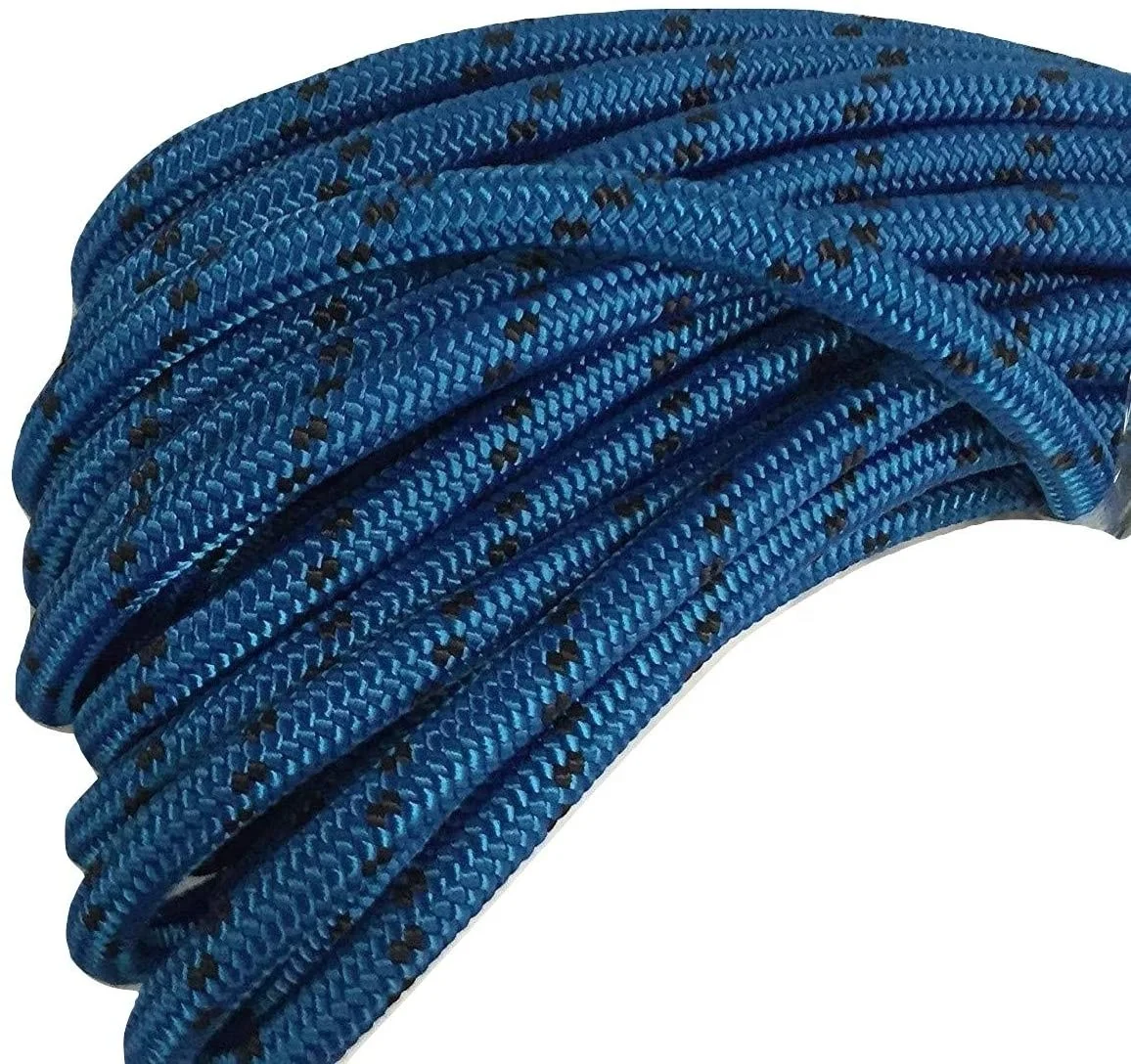 China Multi-Color Braided Polyester Dock Line Marine Boat Tow Rope Sailing Yacht Colored Wholesale Cord Anchor Line Mooring Rope