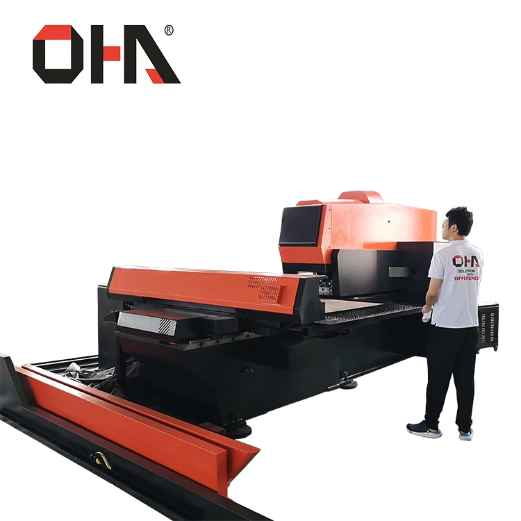 Hydraulic automatic CNC turret punching machine