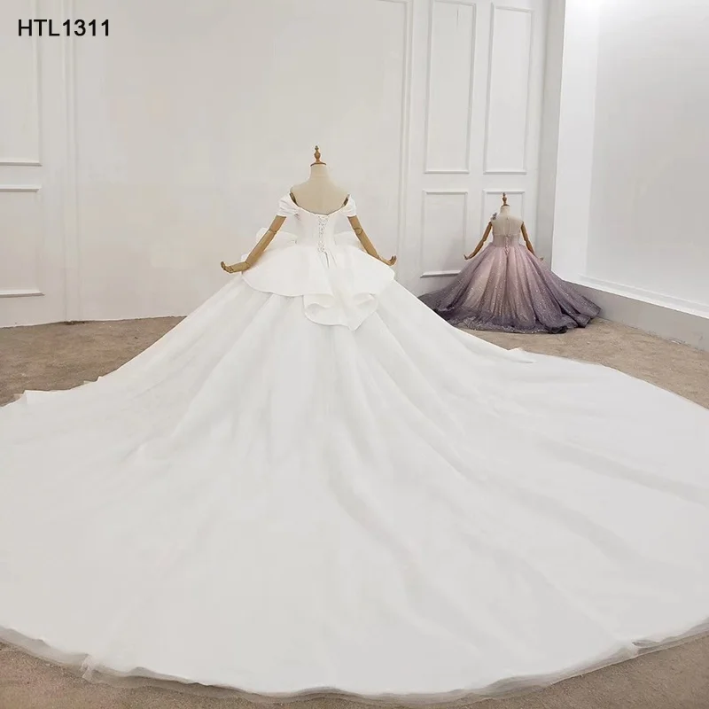Jancember HTL1311 Off Shoulder Bridal Wedding New Arrival Wedding Dress Ball Gown