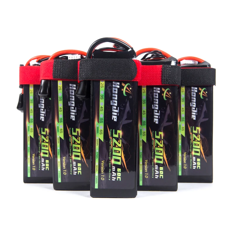 Factory 6S 60C 22.2V 1043125 5200mAh Polymer rechargeable truck cell electrical batteries lithium polymer electric car battery